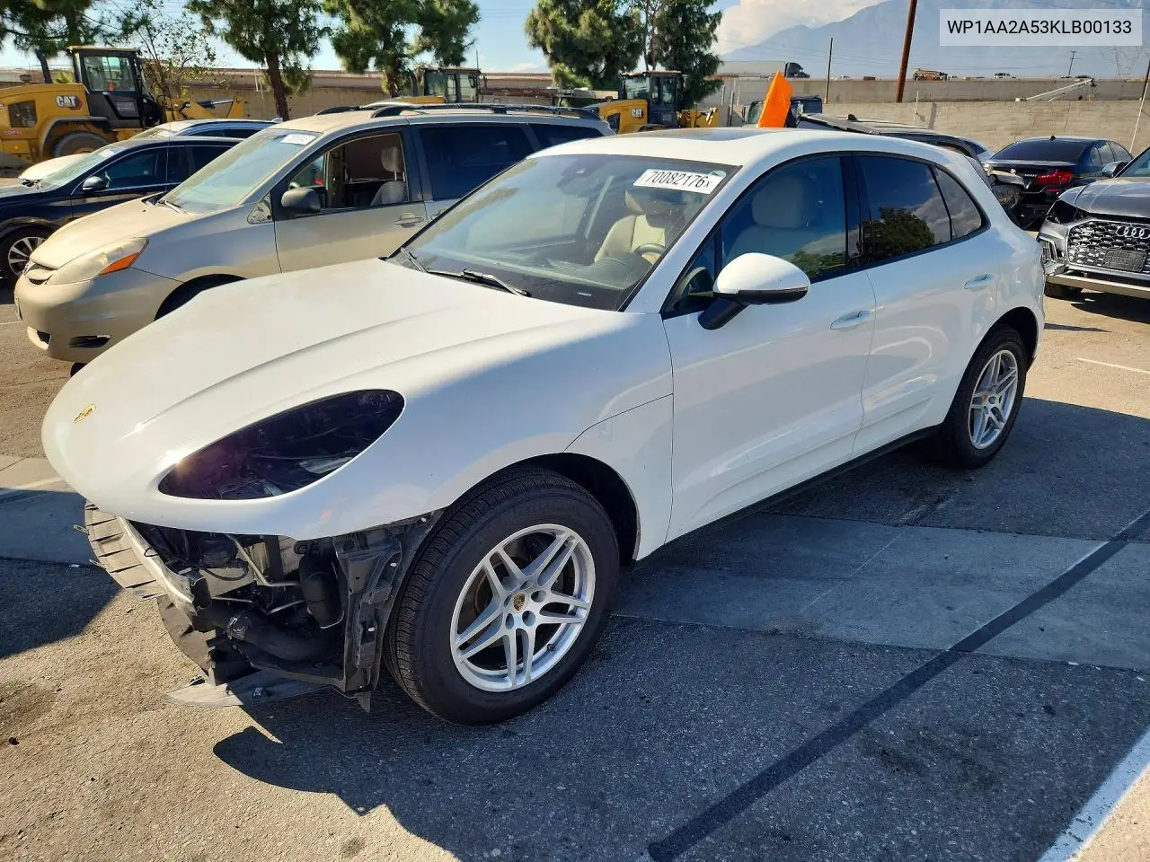 PORSCHE MACAN 2019, VIN WP1AA2A53KLB00133