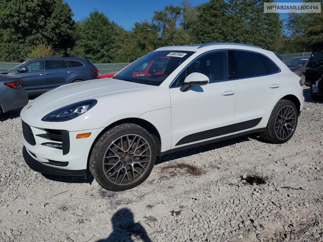 PORSCHE MACAN 2020, VIN WP1AB2A50LLB30494