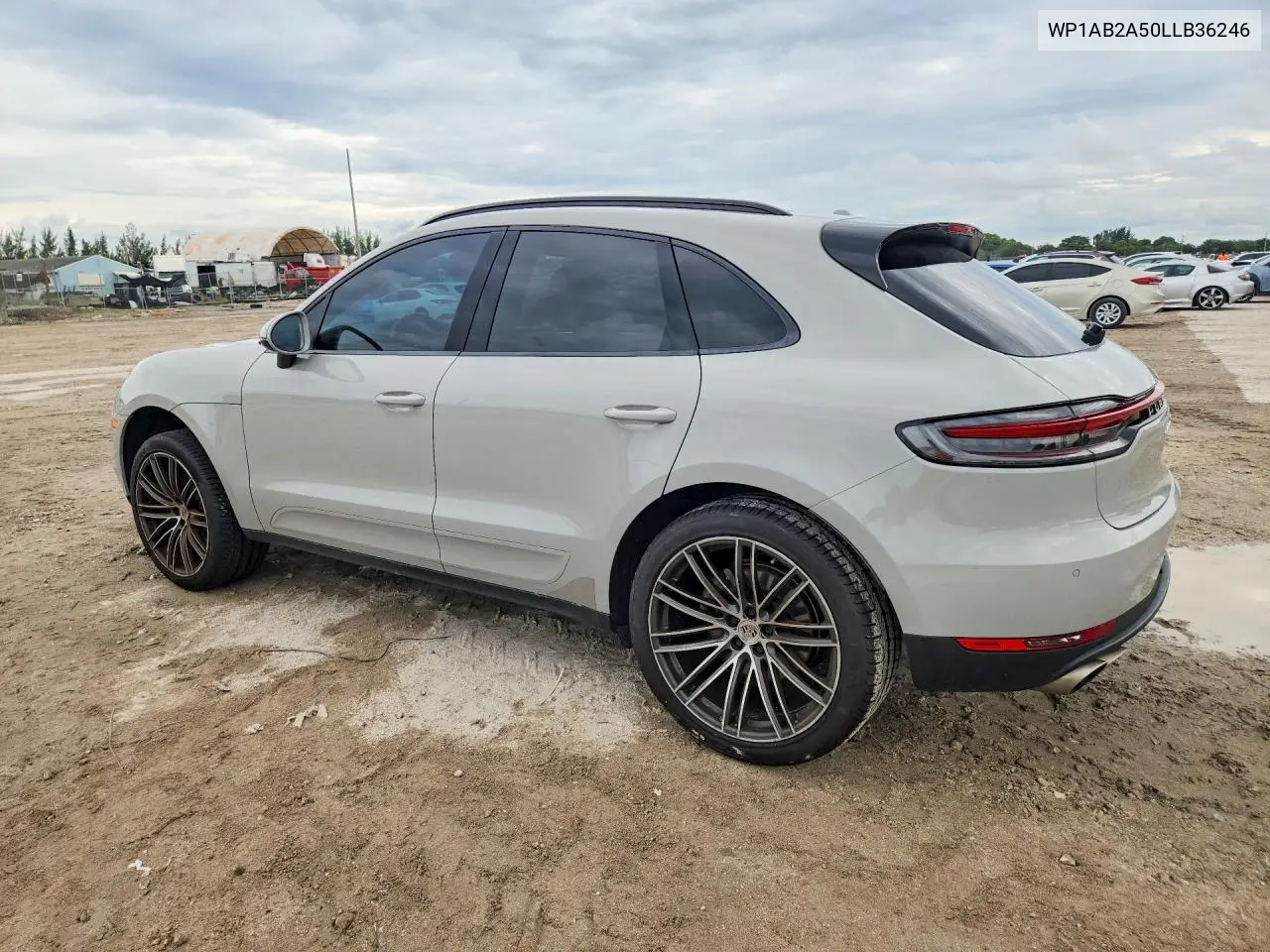 2020 PORSCHE MACAN VIN WP1AB2A50LLB36246 — фото 2