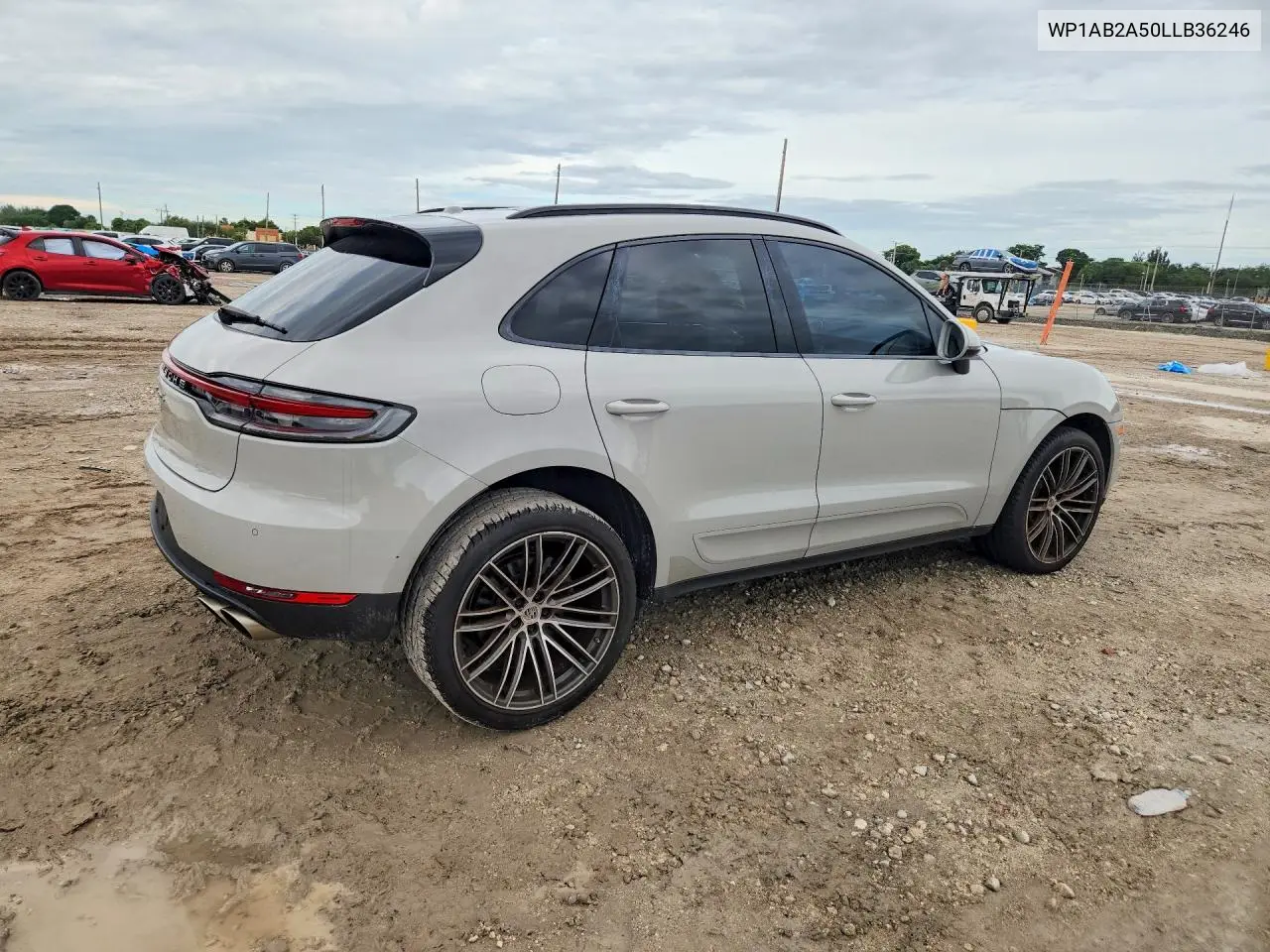 2020 PORSCHE MACAN VIN WP1AB2A50LLB36246 — фото 3