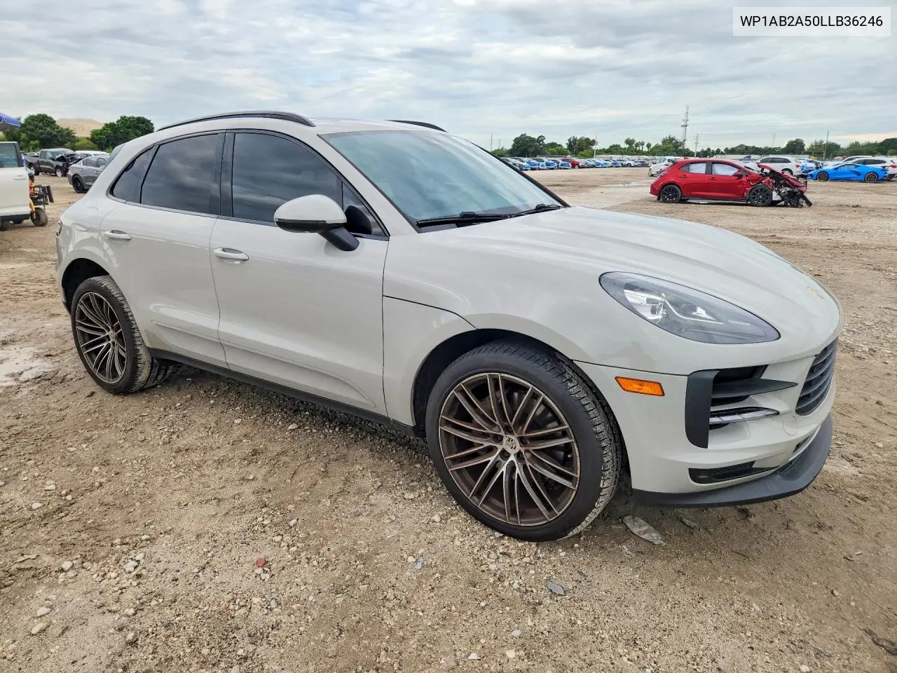 2020 PORSCHE MACAN VIN WP1AB2A50LLB36246 — фото 4