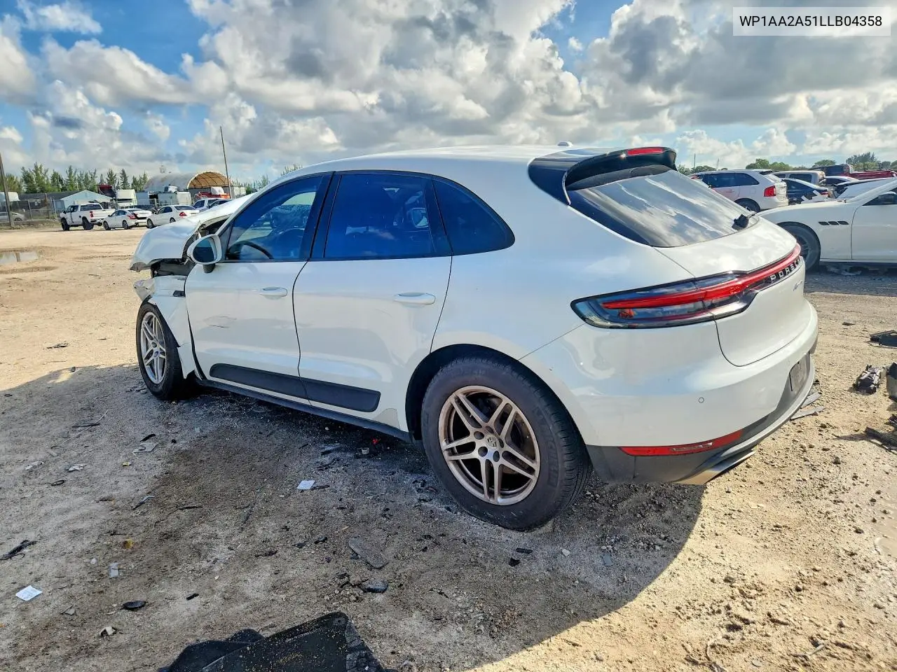 2020 PORSCHE MACAN VIN WP1AA2A51LLB04358 — фото 2