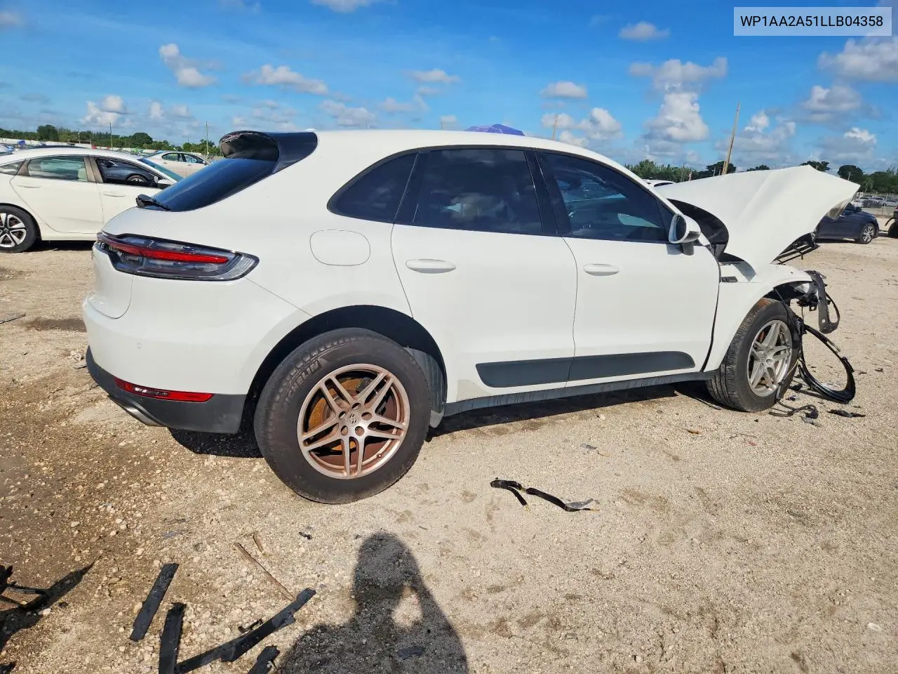 2020 PORSCHE MACAN VIN WP1AA2A51LLB04358 — фото 3