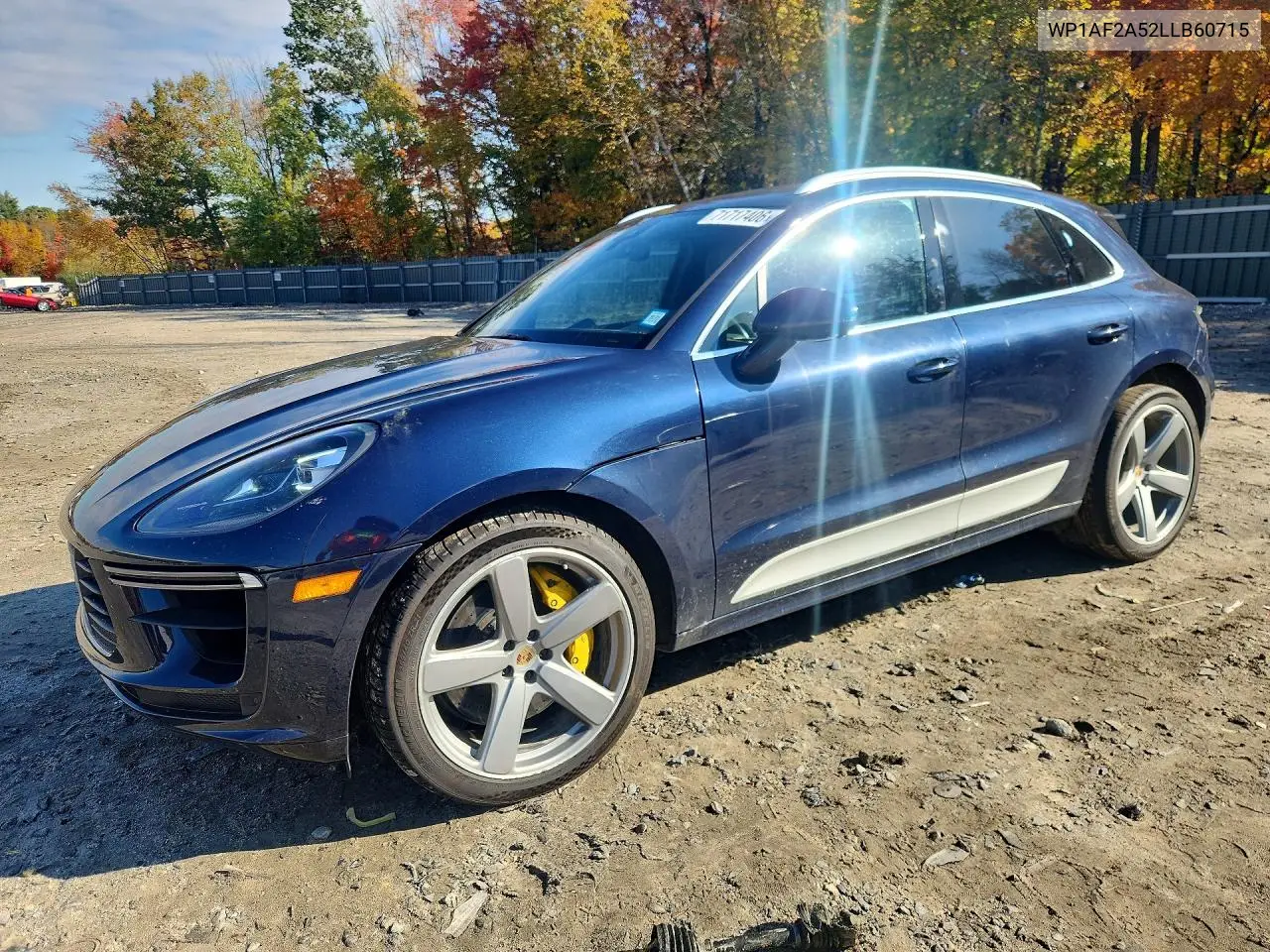 PORSCHE MACAN 2020, VIN WP1AF2A52LLB60715