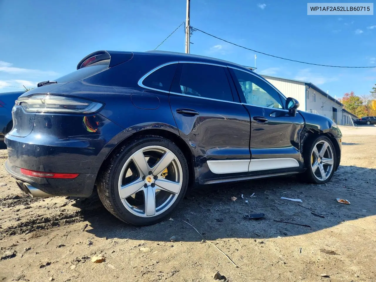 2020 PORSCHE MACAN VIN WP1AF2A52LLB60715 — фото 3