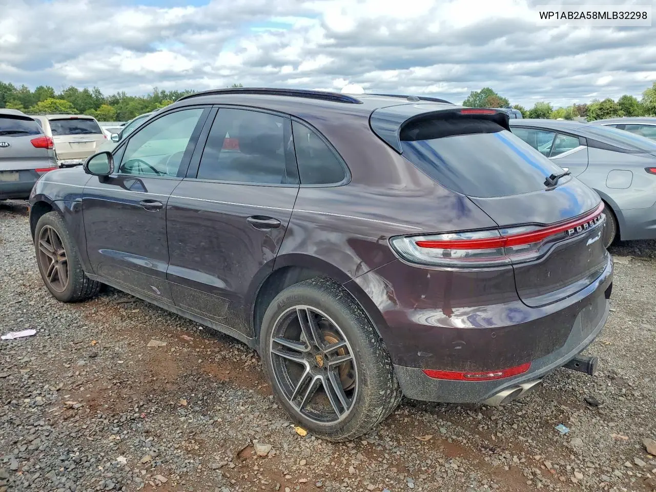 2021 PORSCHE MACAN VIN WP1AB2A58MLB32298 — фото 2