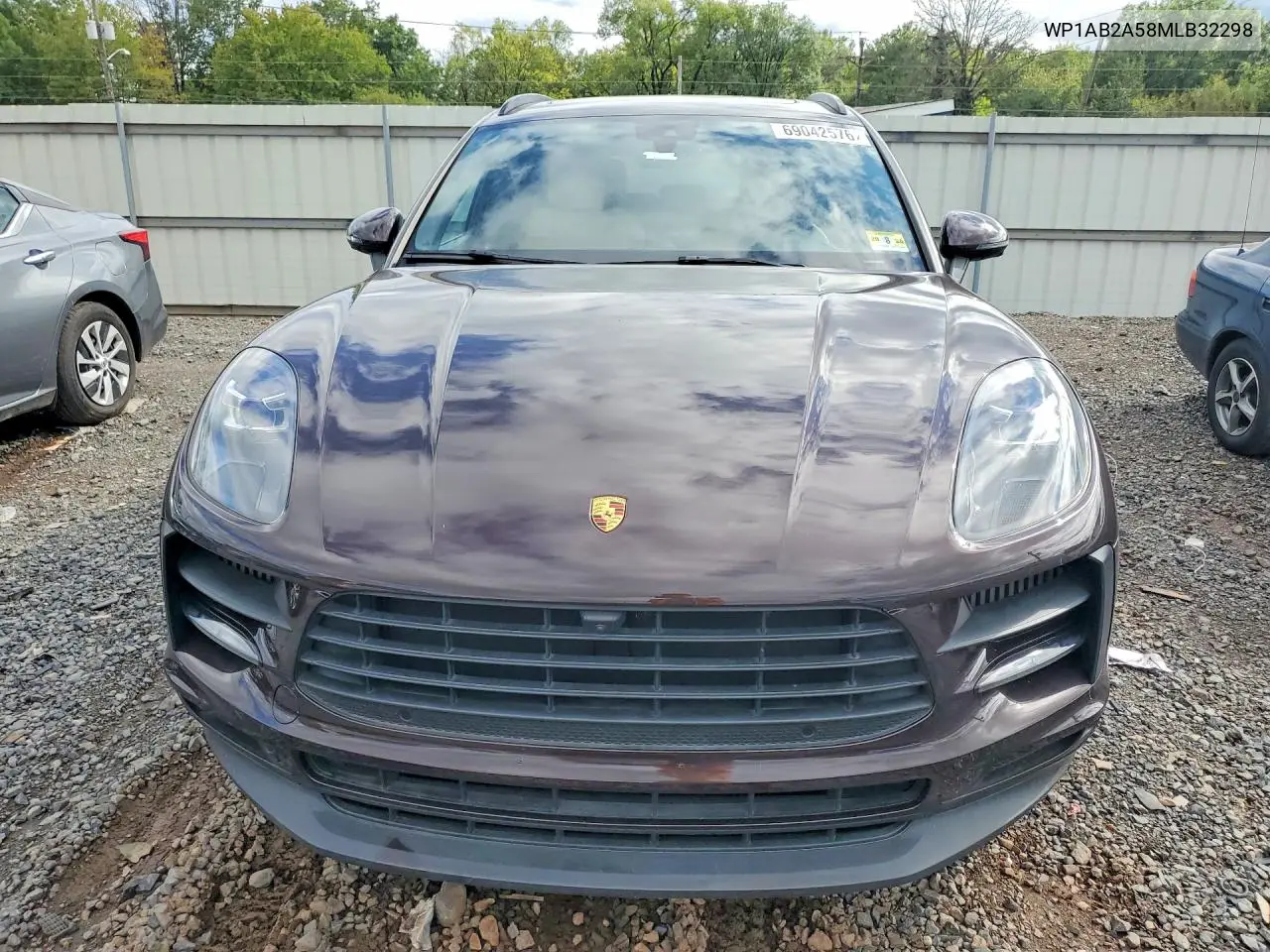 2021 PORSCHE MACAN VIN WP1AB2A58MLB32298 — фото 5