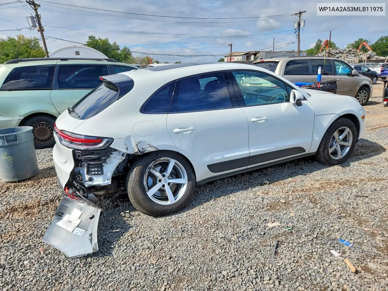 2021 PORSCHE MACAN VIN WP1AA2A53MLB11975 — фото 3