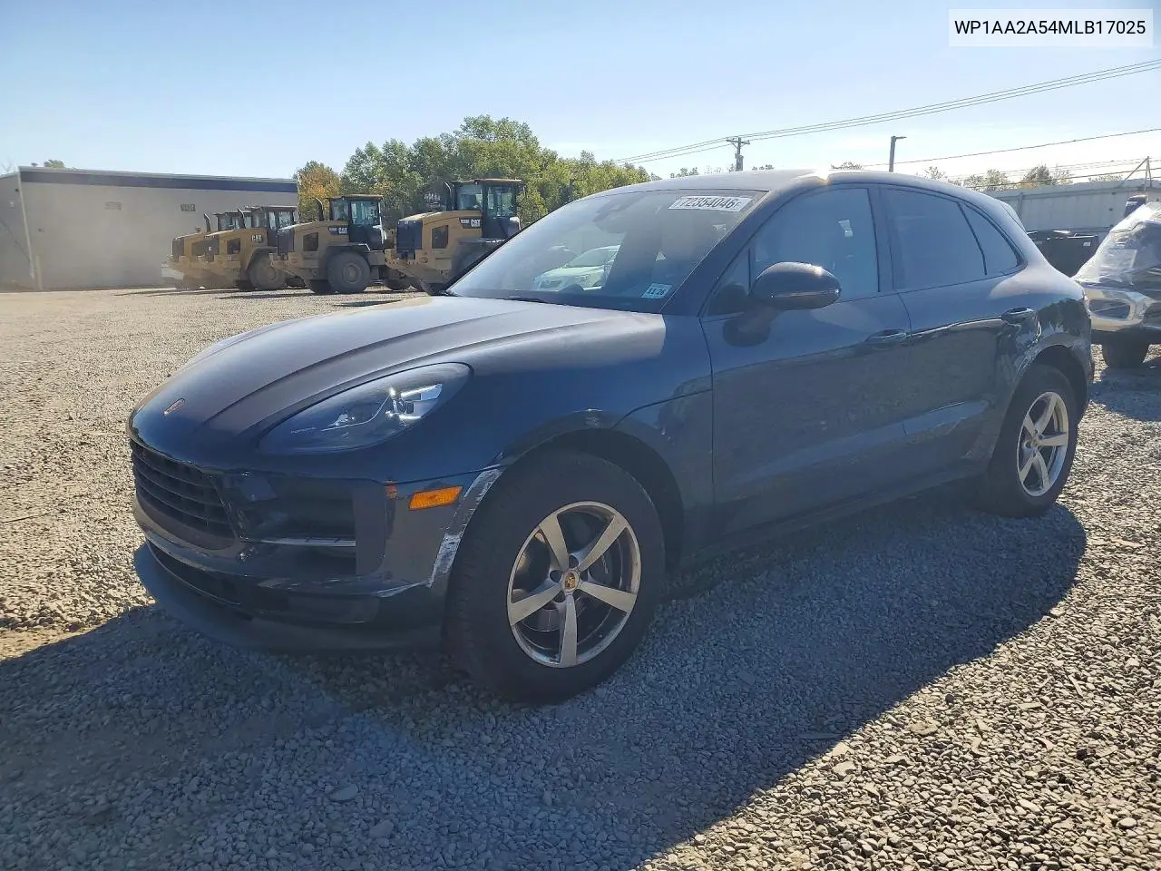 PORSCHE MACAN 2021, VIN WP1AA2A54MLB17025