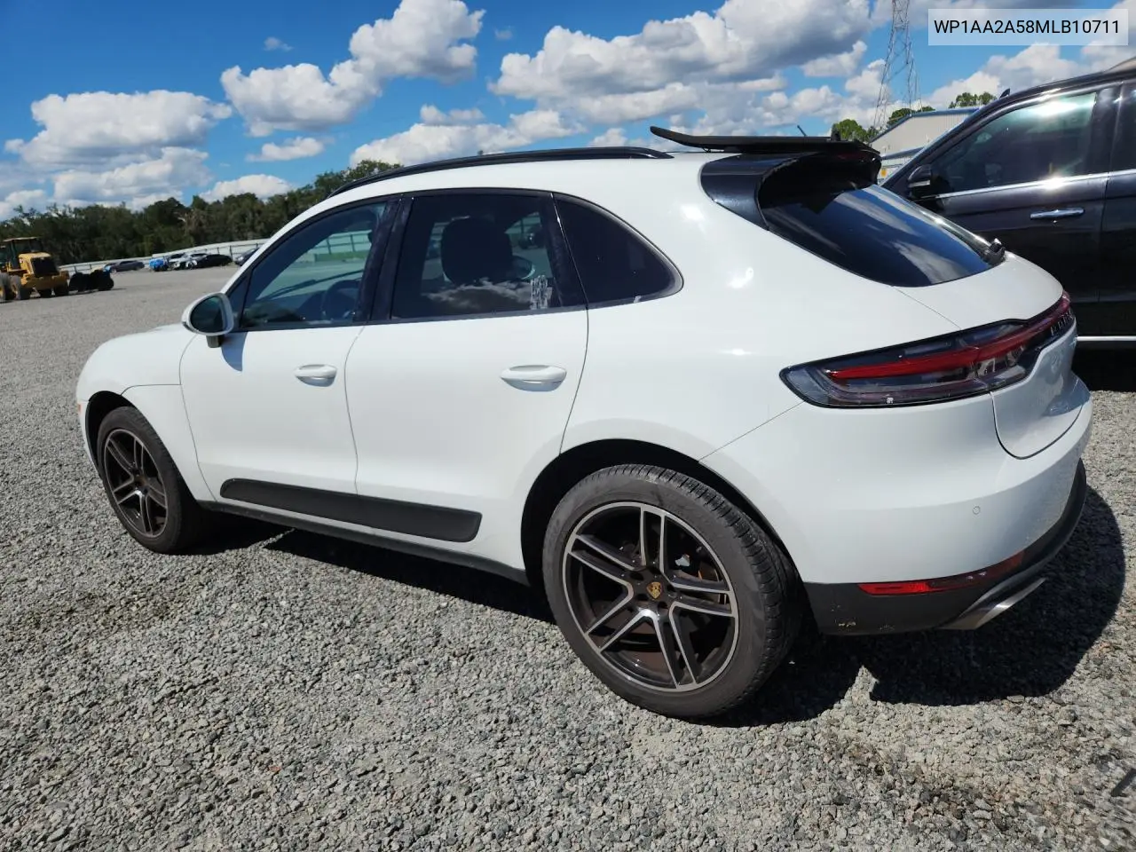 2021 PORSCHE MACAN VIN WP1AA2A58MLB10711 — фото 2