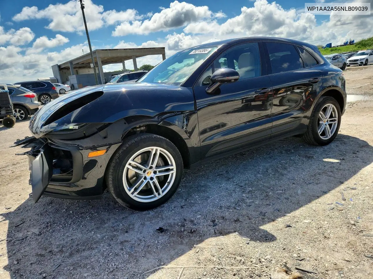 PORSCHE MACAN 2022, VIN WP1AA2A56NLB09039