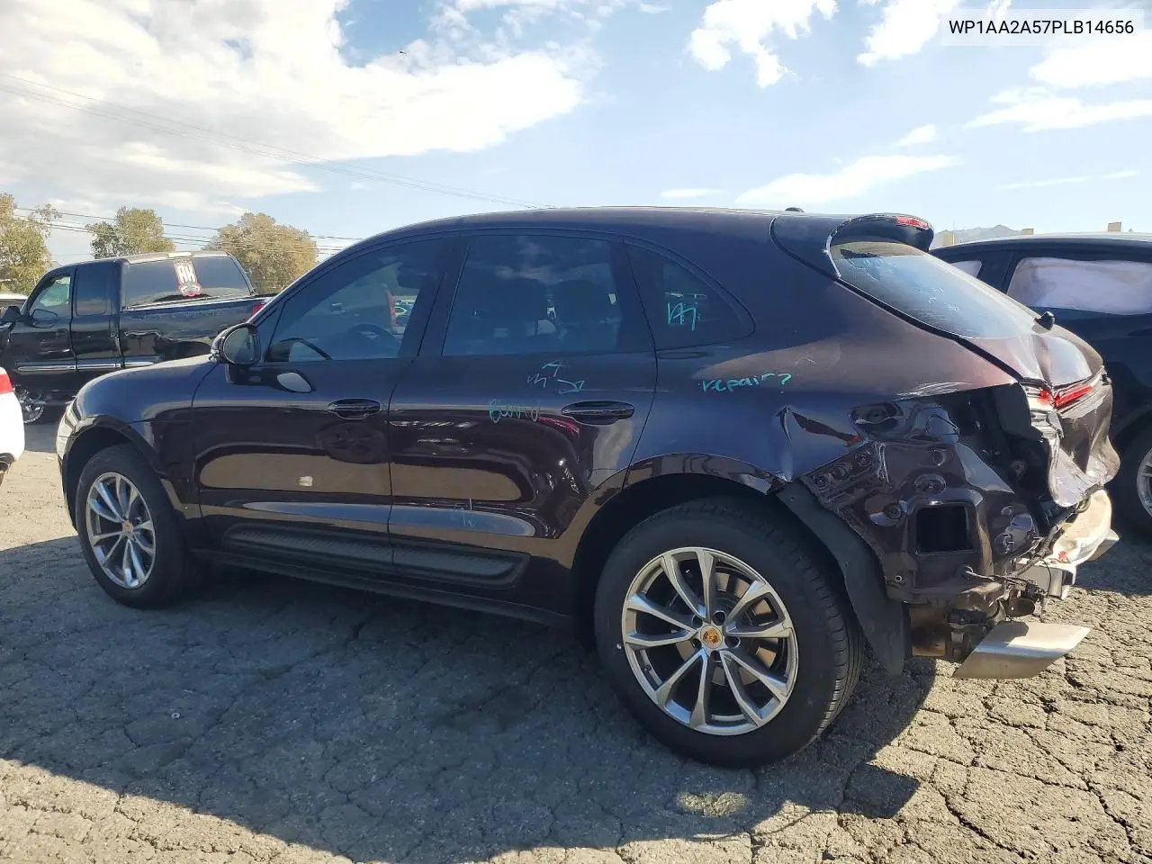 2023 PORSCHE MACAN VIN WP1AA2A57PLB14656 — фото 2