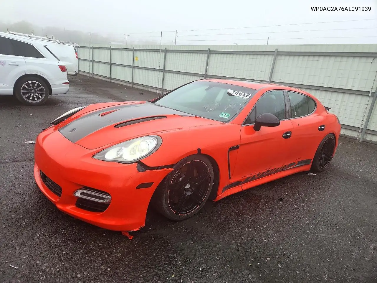 PORSCHE PANAMERA 2010, VIN WP0AC2A76AL091939