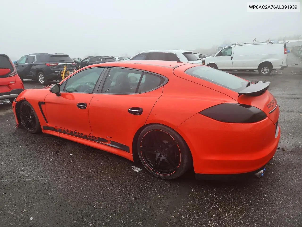 2010 PORSCHE PANAMERA VIN WP0AC2A76AL091939 — фото 2