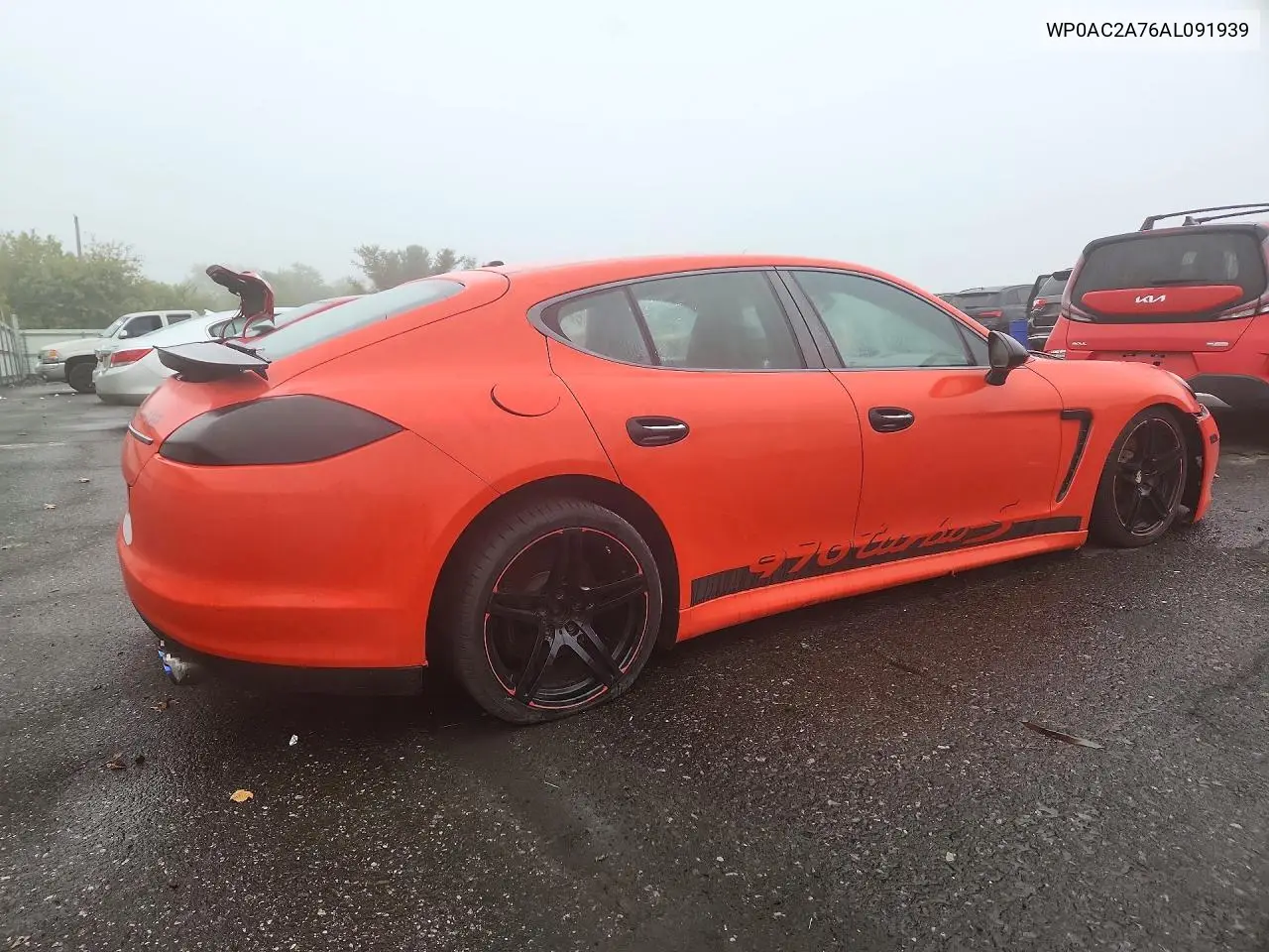 2010 PORSCHE PANAMERA VIN WP0AC2A76AL091939 — фото 3