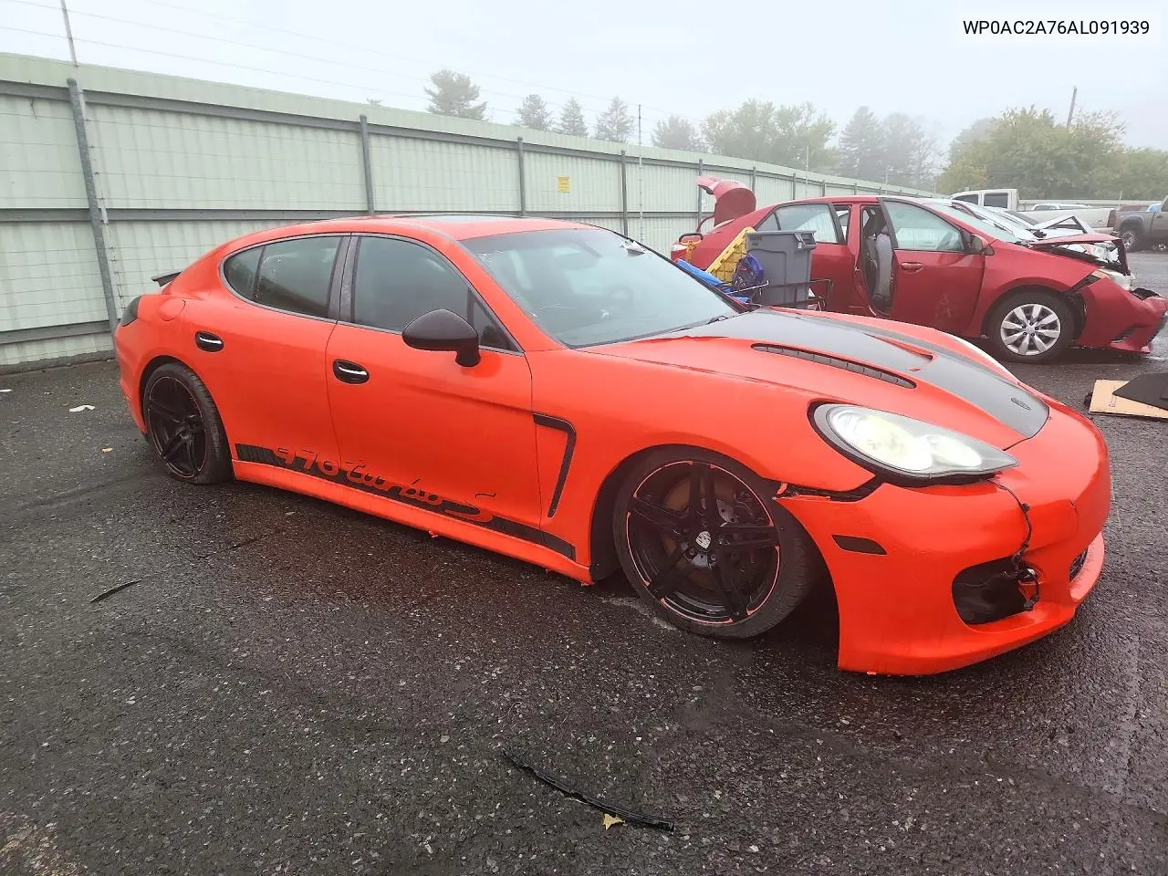 2010 PORSCHE PANAMERA VIN WP0AC2A76AL091939 — фото 4