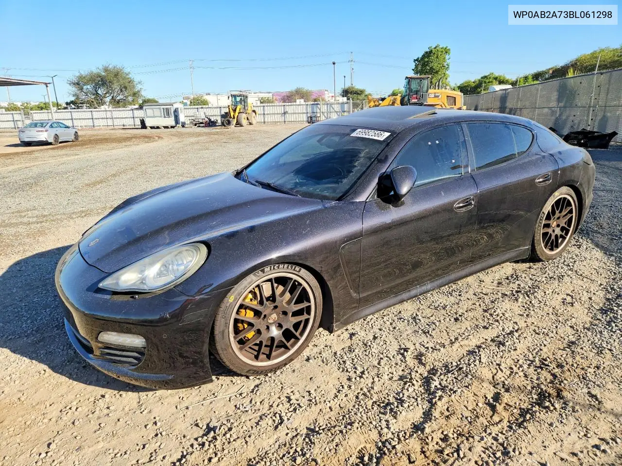 PORSCHE PANAMERA 2011, VIN WP0AB2A73BL061298