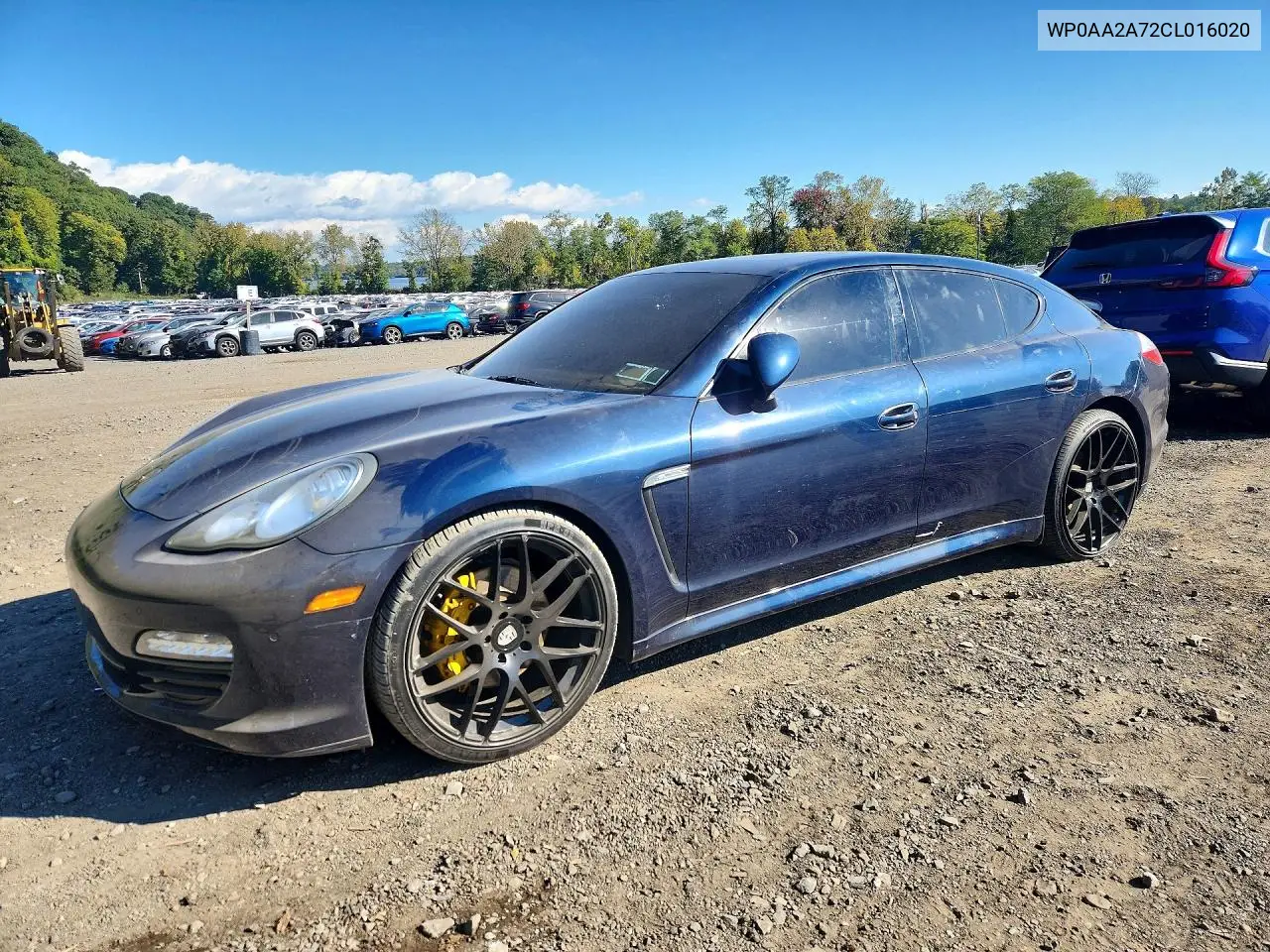 PORSCHE PANAMERA 2012, VIN WP0AA2A72CL016020