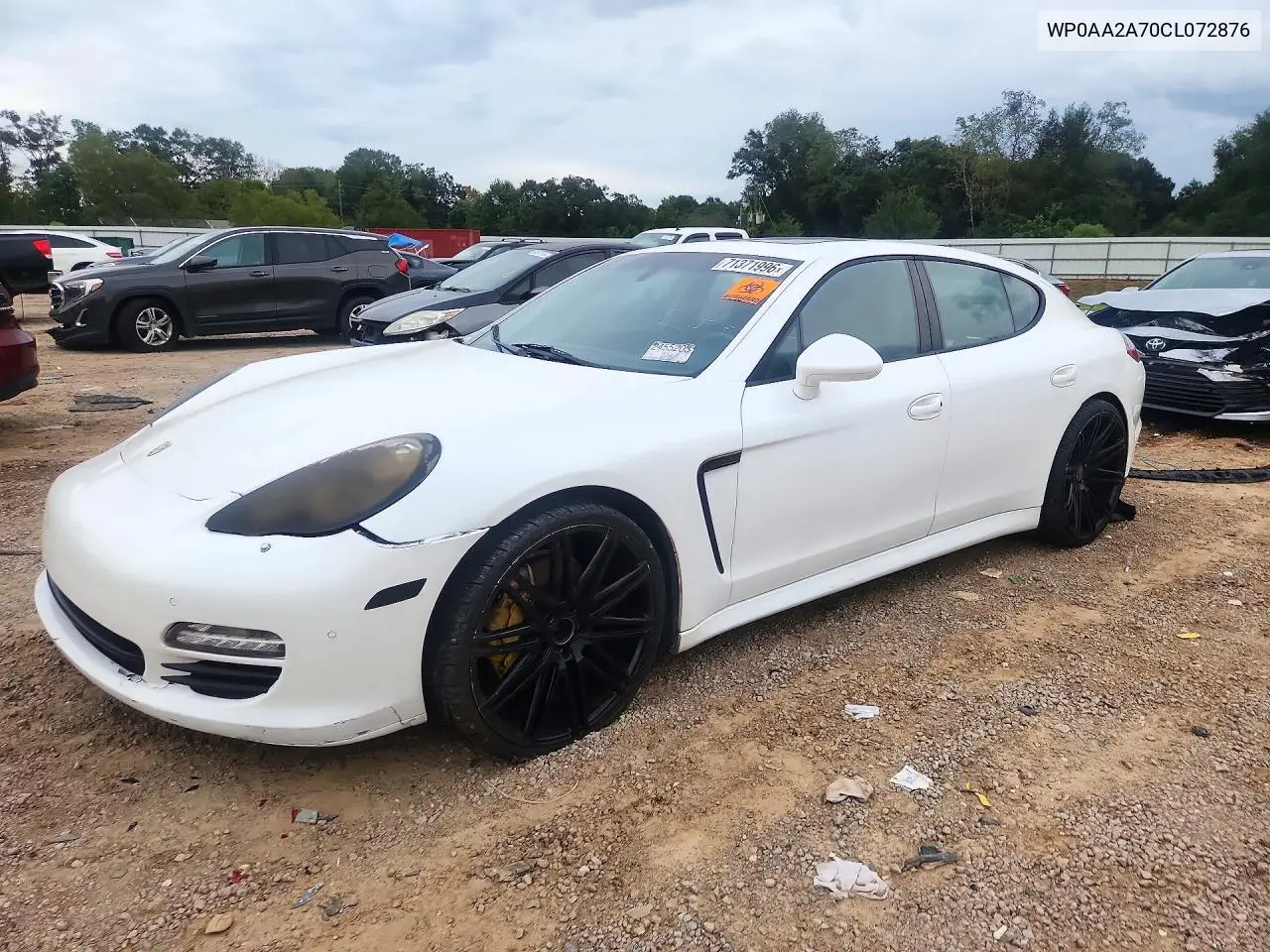 PORSCHE PANAMERA 2012, VIN WP0AA2A70CL072876