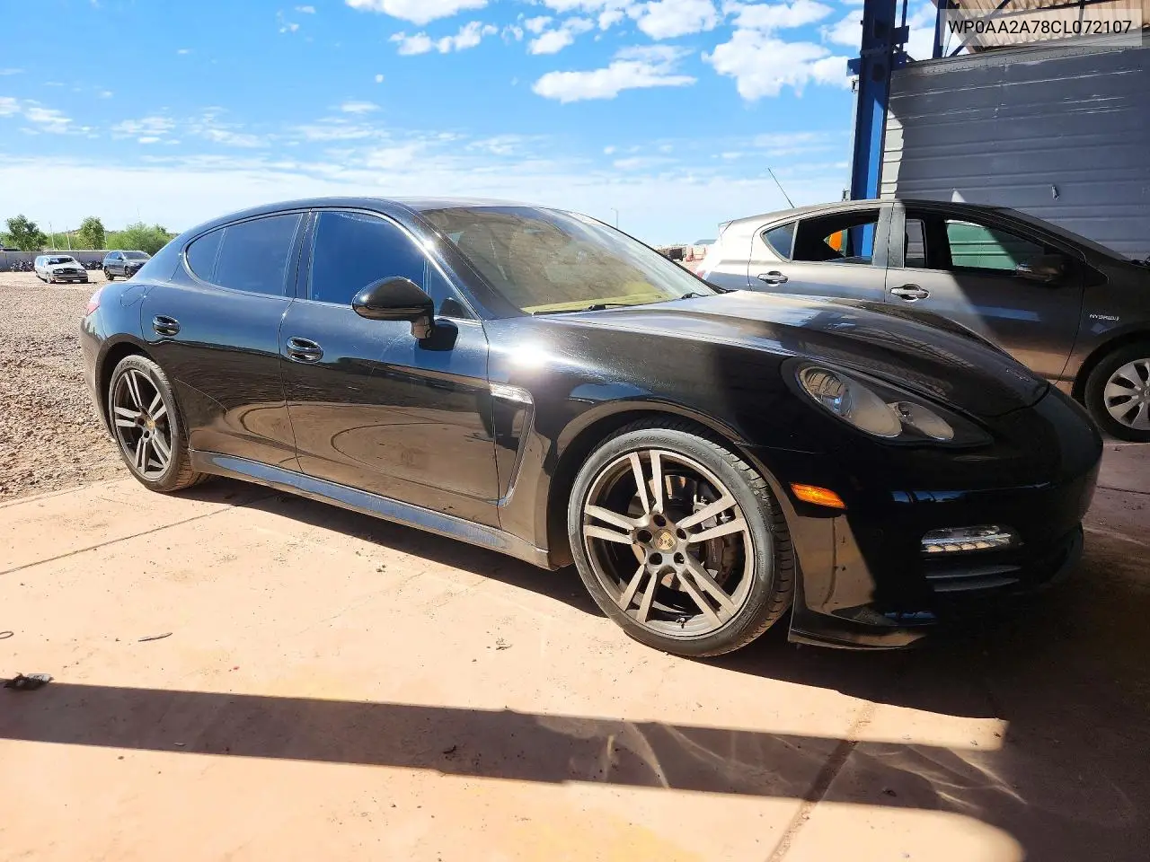 2012 PORSCHE PANAMERA VIN WP0AA2A78CL072107 — фото 4