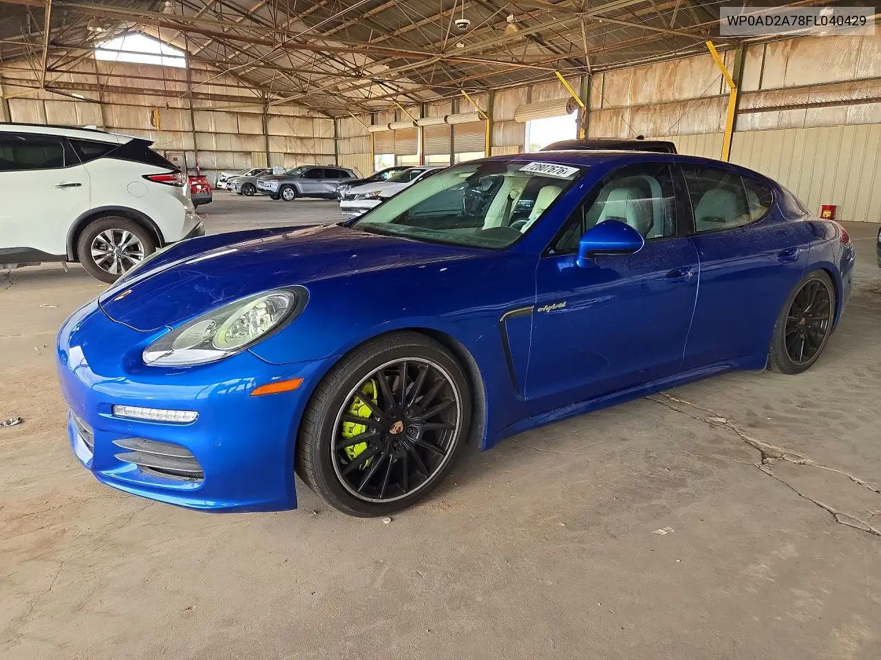 PORSCHE PANAMERA 2015, VIN WP0AD2A78FL040429