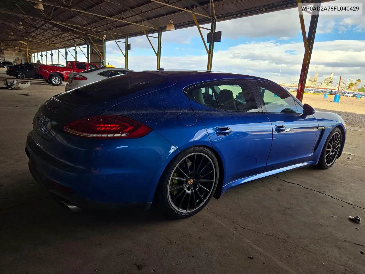 2015 PORSCHE PANAMERA VIN WP0AD2A78FL040429 — фото 3