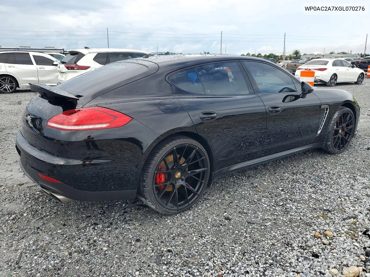 2016 PORSCHE PANAMERA VIN WP0AC2A7XGL070276 — фото 3