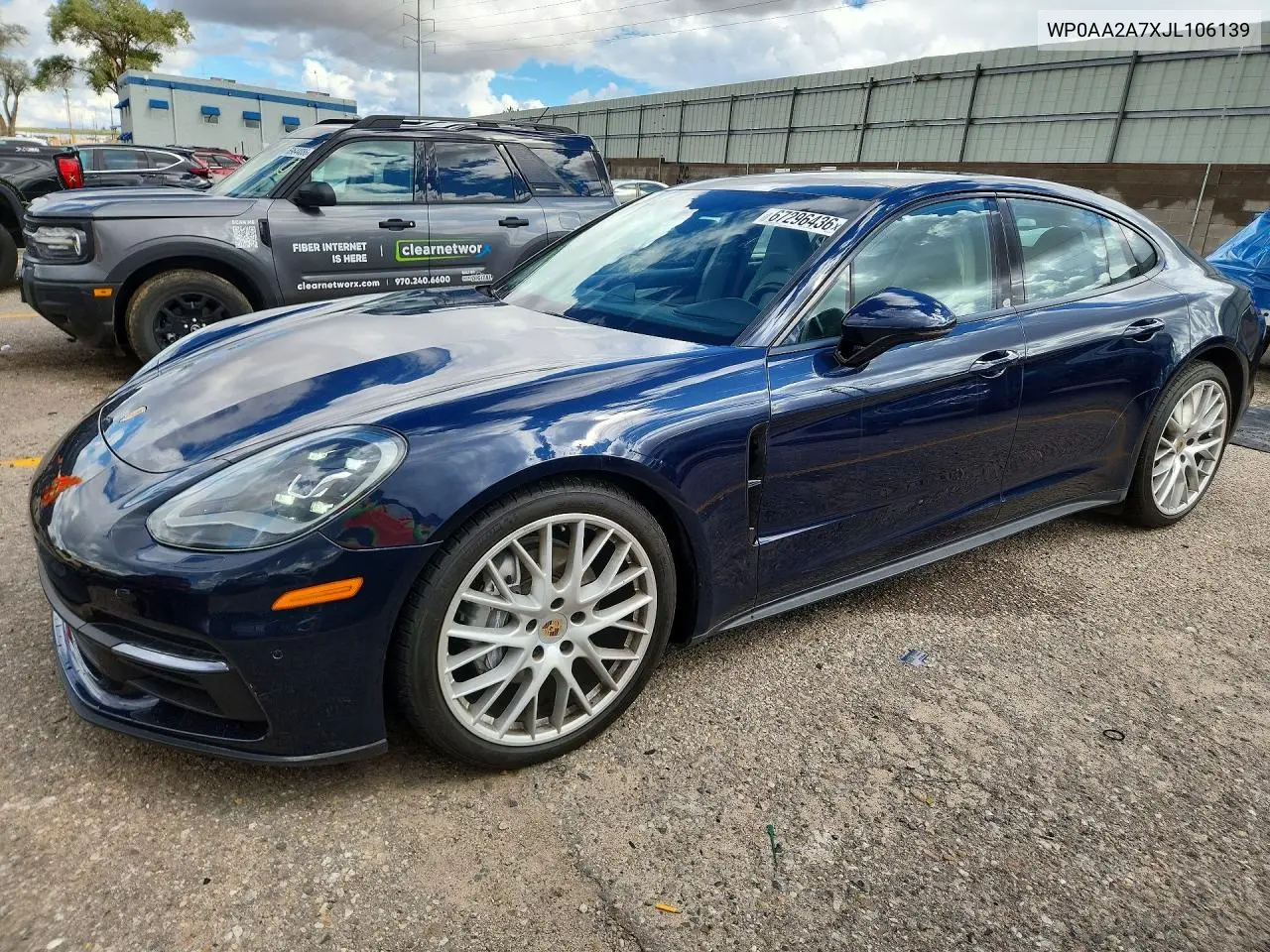 PORSCHE PANAMERA 2018, VIN WP0AA2A7XJL106139