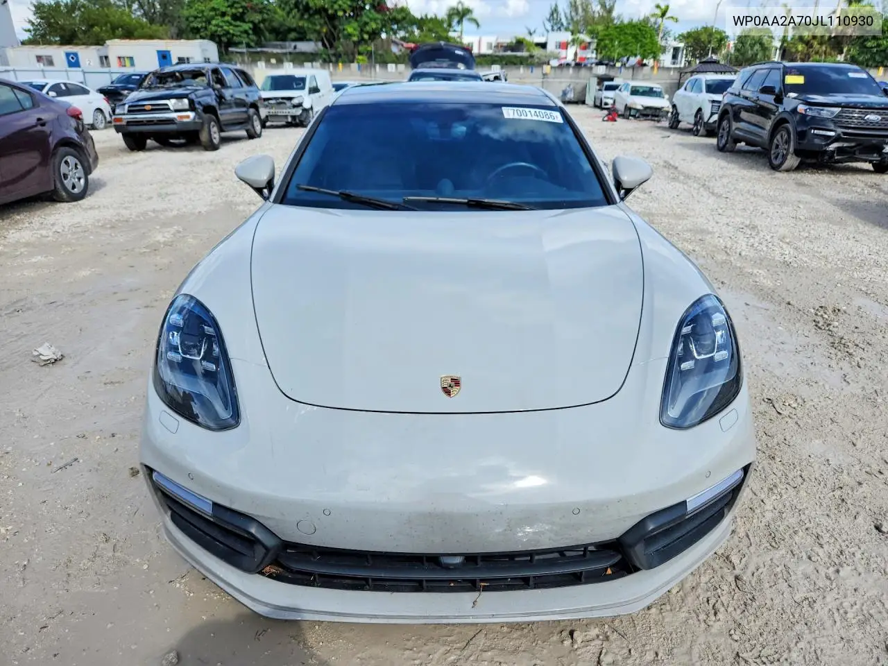 2018 PORSCHE PANAMERA VIN WP0AA2A70JL110930 — фото 5