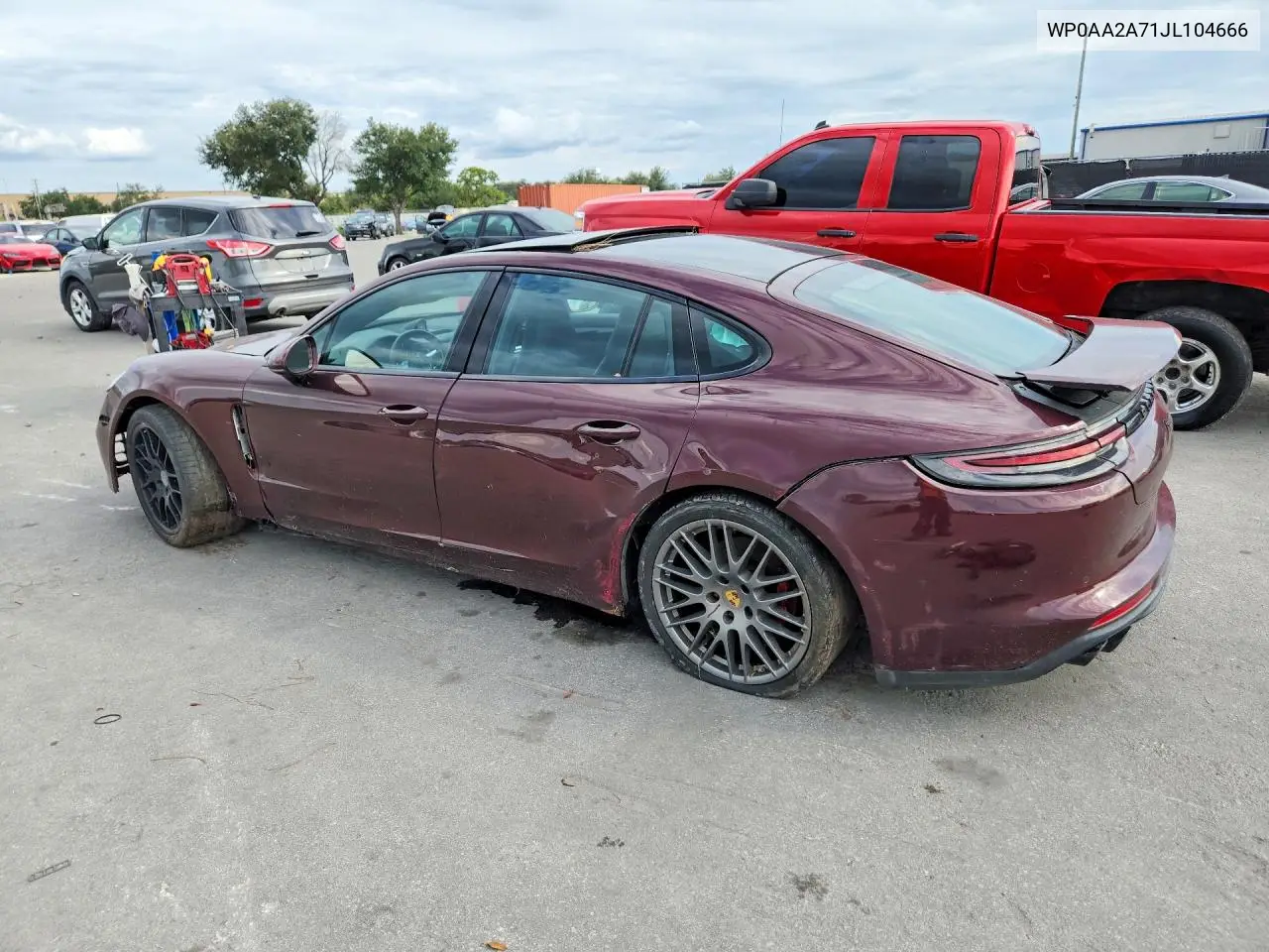 2018 PORSCHE PANAMERA VIN WP0AA2A71JL104666 — фото 2