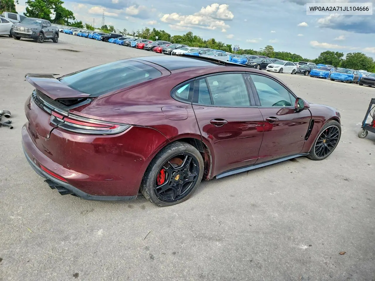 2018 PORSCHE PANAMERA VIN WP0AA2A71JL104666 — фото 3