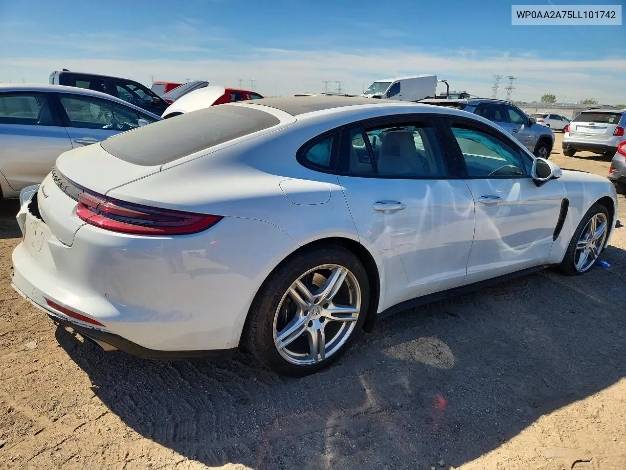 2020 PORSCHE PANAMERA VIN WP0AA2A75LL101742 — фото 3