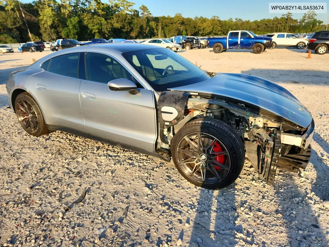 2020 PORSCHE TAYCAN VIN WP0AB2Y14LSA53674 — фото 4