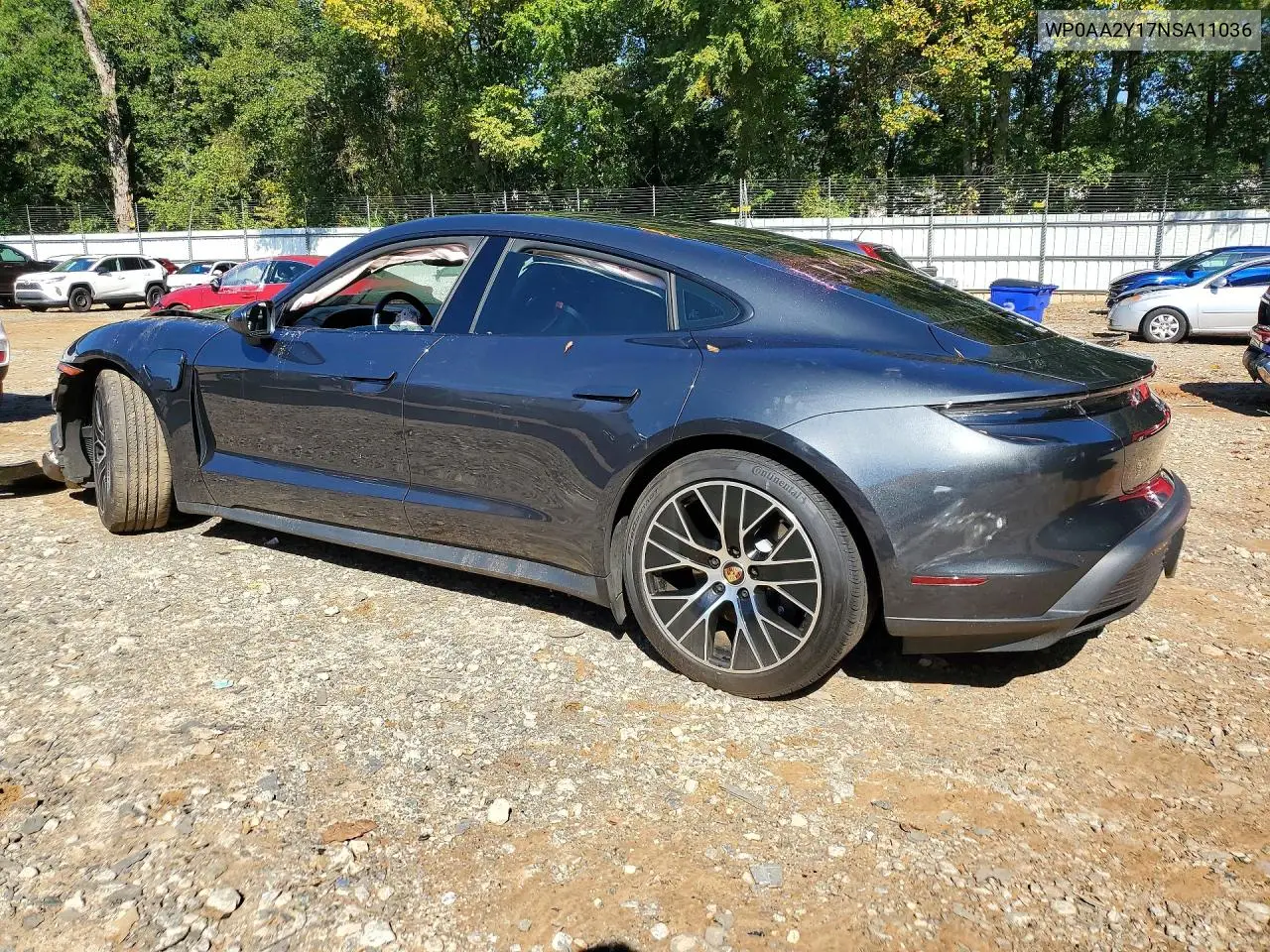 2022 PORSCHE TAYCAN VIN WP0AA2Y17NSA11036 — фото 2