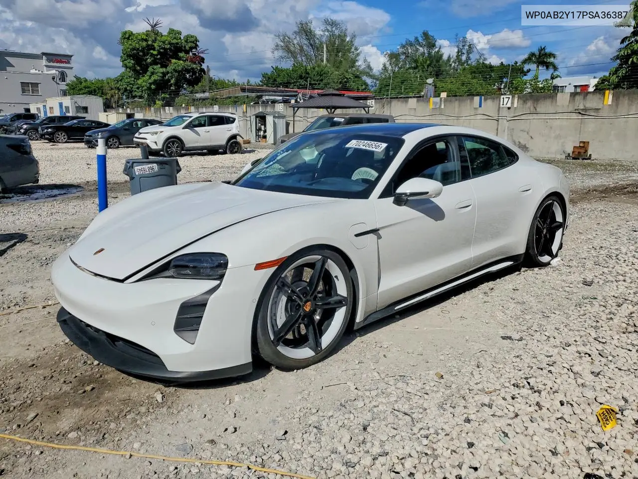 PORSCHE TAYCAN 2023, VIN WP0AB2Y17PSA36387