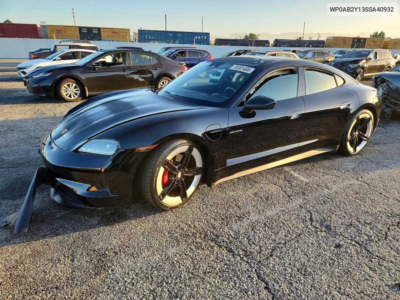 PORSCHE TAYCAN 2025, VIN WP0AB2Y13SSA40932
