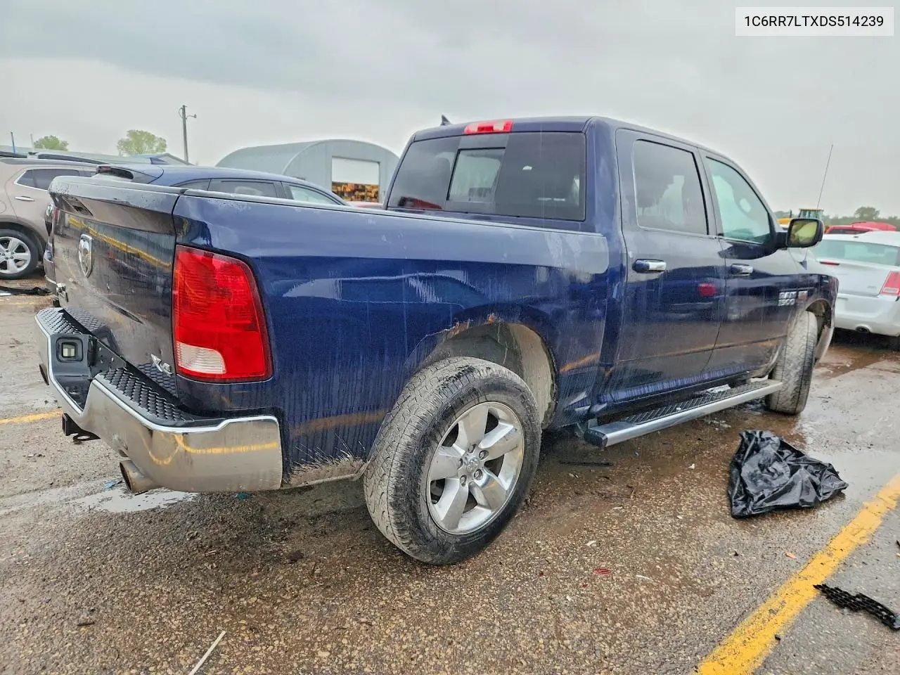 2013 RAM 1500 VIN 1C6RR7LTXDS514239 — фото 3