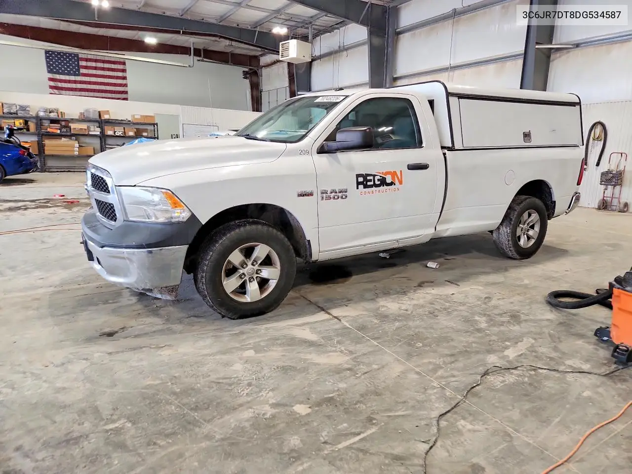 RAM 1500 2013, VIN 3C6JR7DT8DG534587