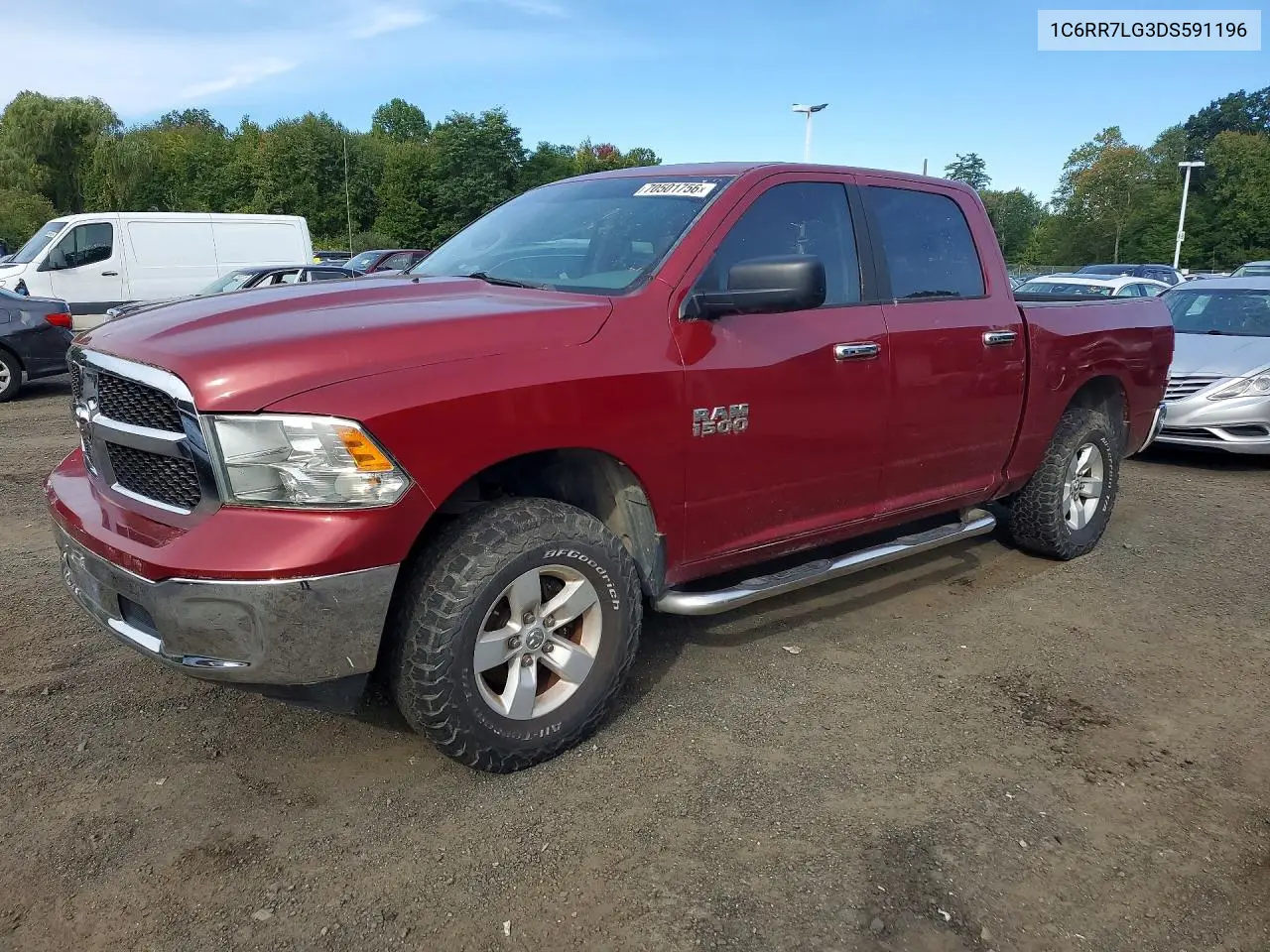 RAM 1500 2013, VIN 1C6RR7LG3DS591196