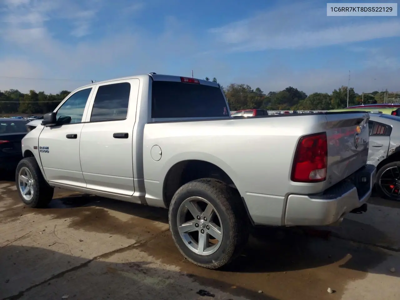 2013 RAM 1500 VIN 1C6RR7KT8DS522129 — фото 2
