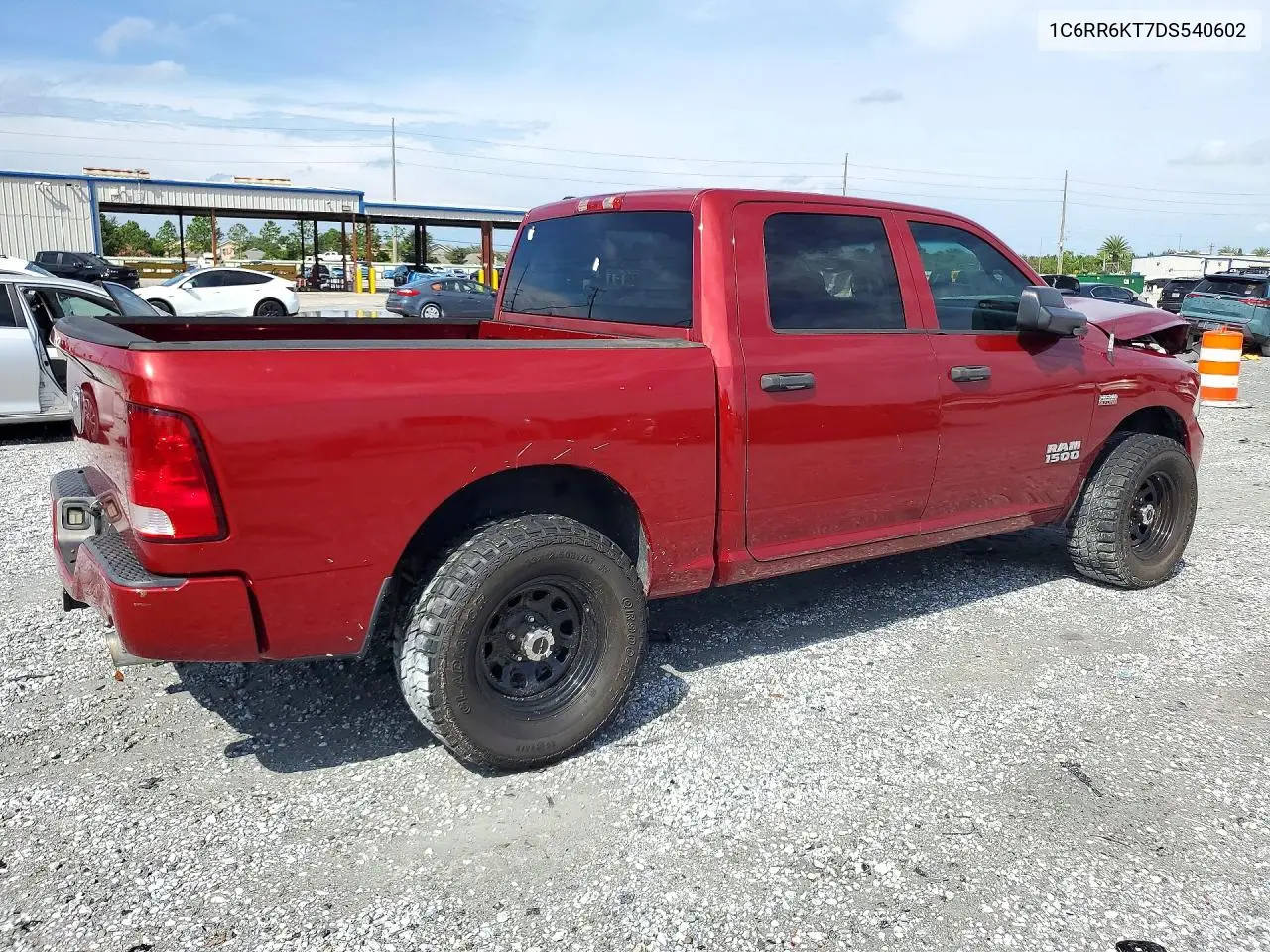 2013 RAM 1500 VIN 1C6RR6KT7DS540602 — фото 4