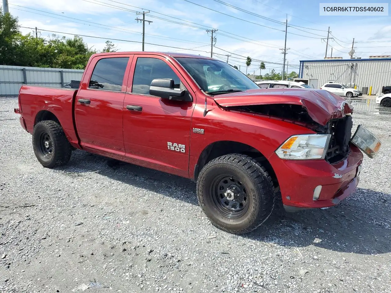 RAM 1500 2013, VIN 1C6RR6KT7DS540602