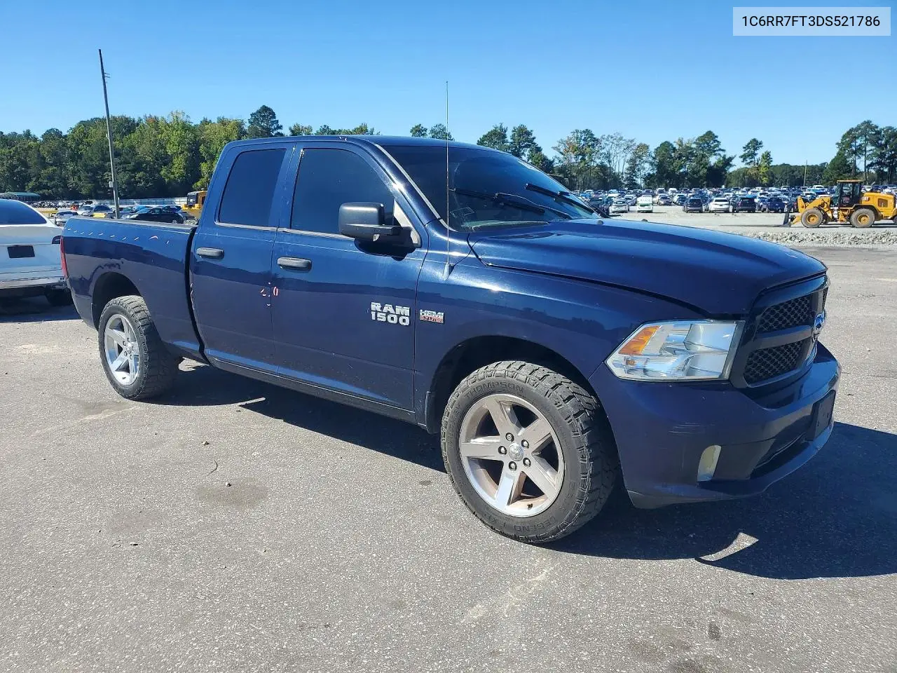 2013 RAM 1500 VIN 1C6RR7FT3DS521786 — фото 4