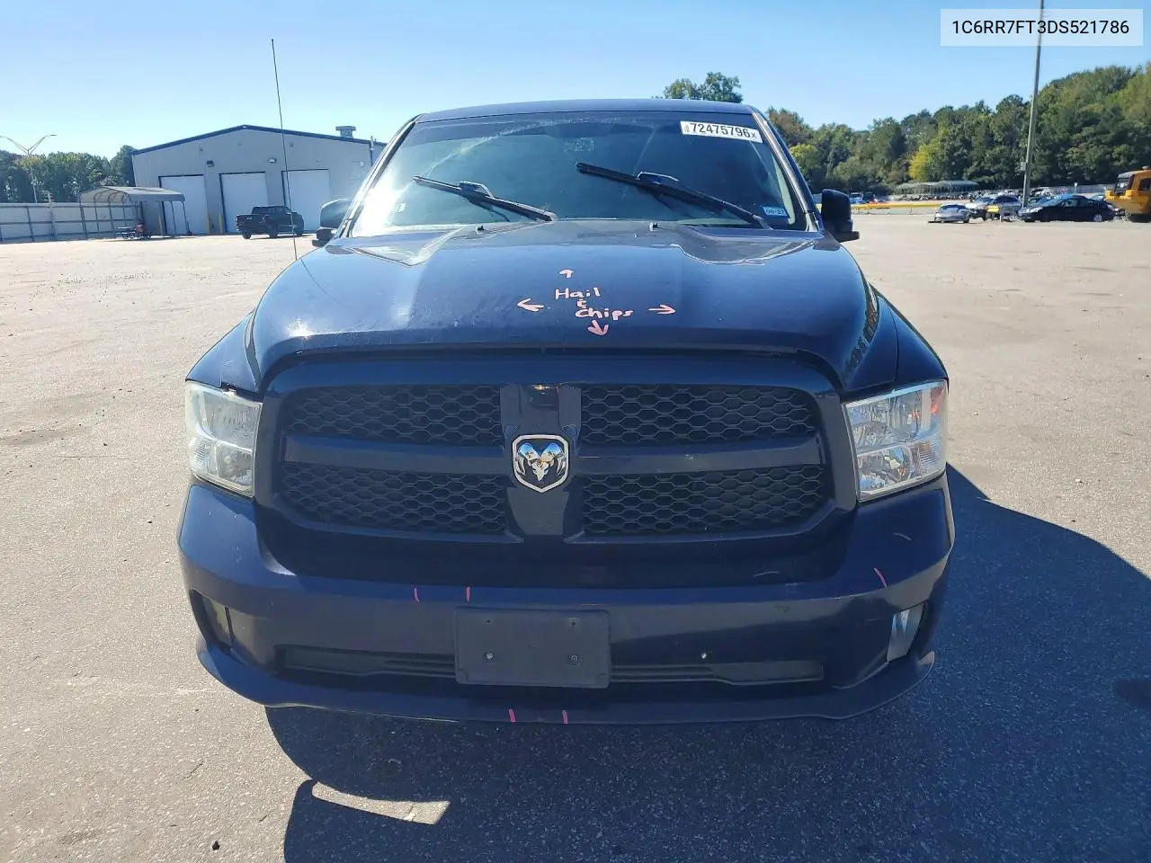 2013 RAM 1500 VIN 1C6RR7FT3DS521786 — фото 5