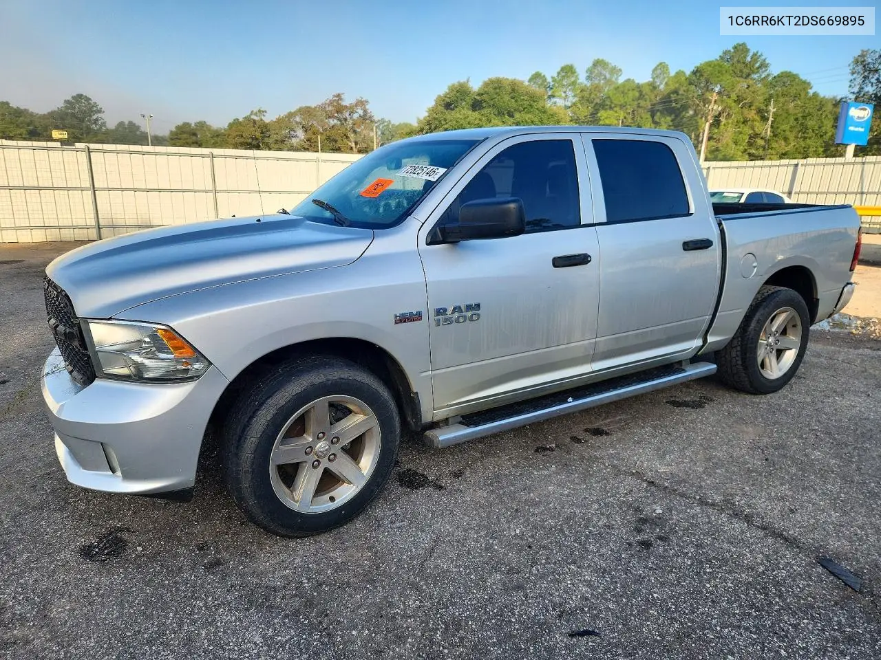 RAM 1500 2013, VIN 1C6RR6KT2DS669895