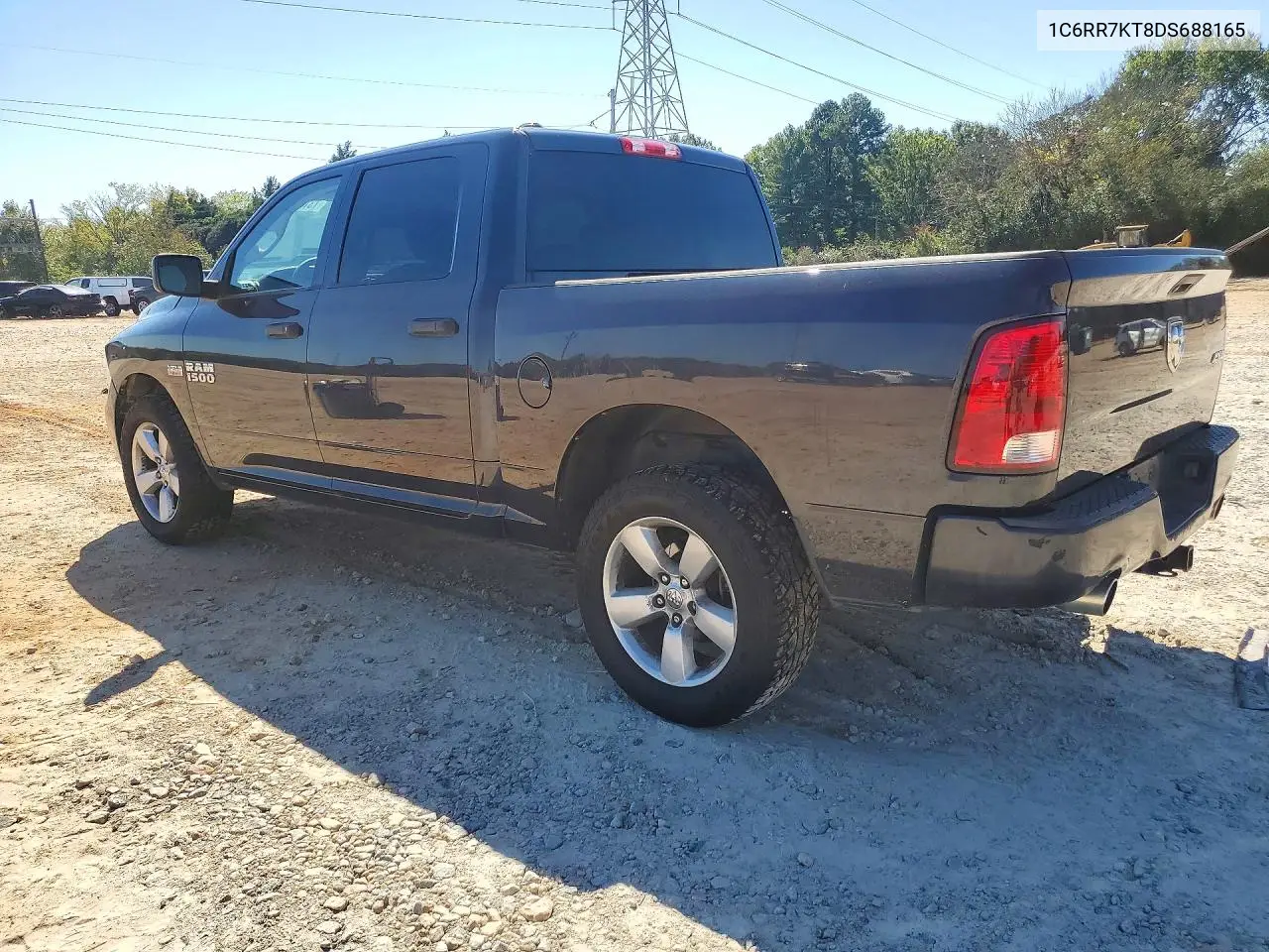 2013 RAM 1500 VIN 1C6RR7KT8DS688165 — фото 2