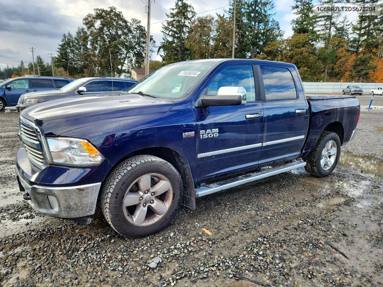 RAM 1500 2013, VIN 1C6RR7LT2DS672204