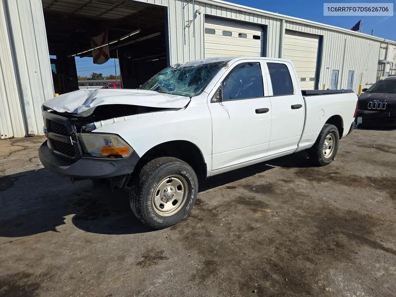 RAM 1500 2013, VIN 1C6RR7FG7DS626706