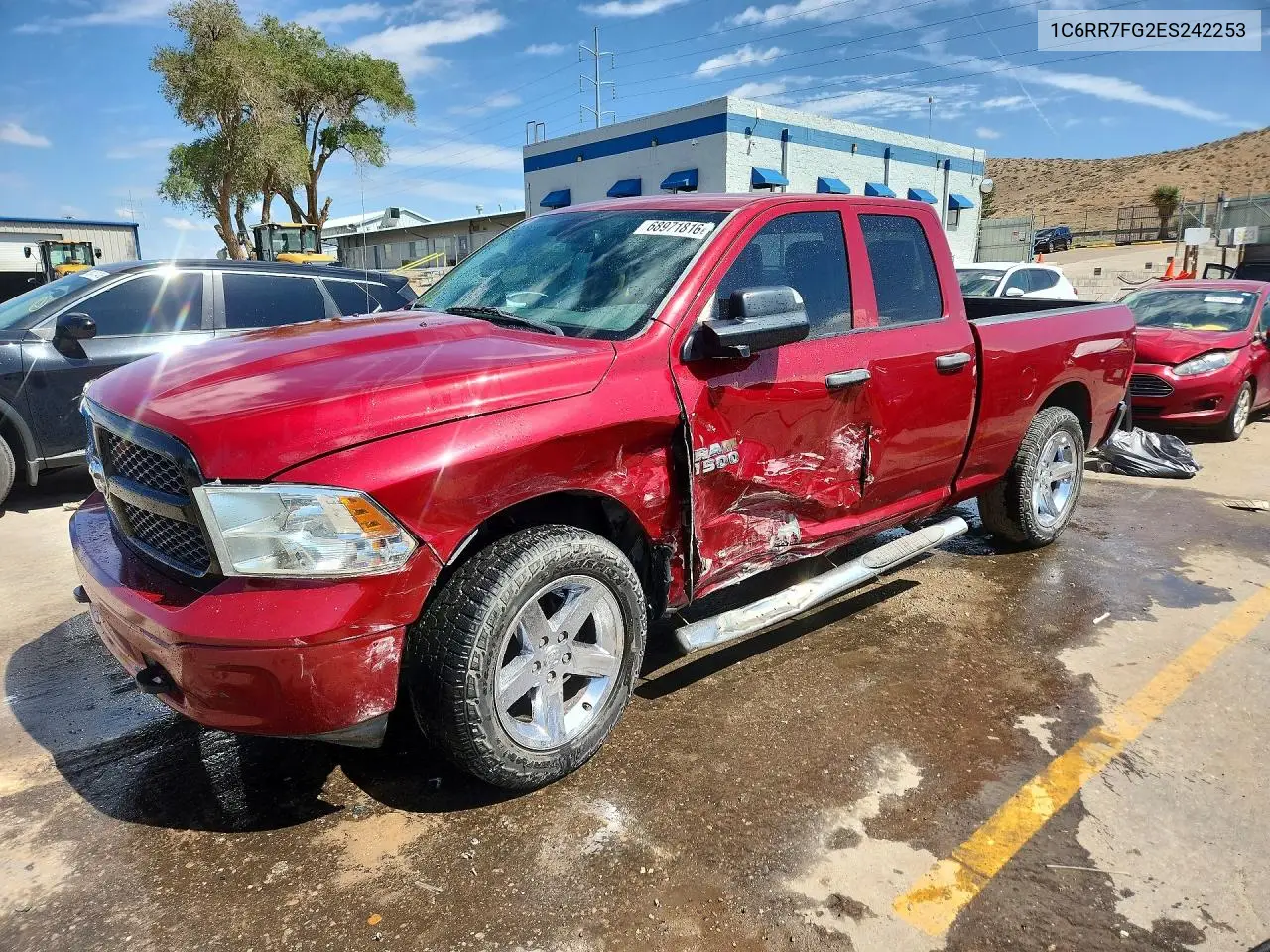 RAM 1500 2014, VIN 1C6RR7FG2ES242253