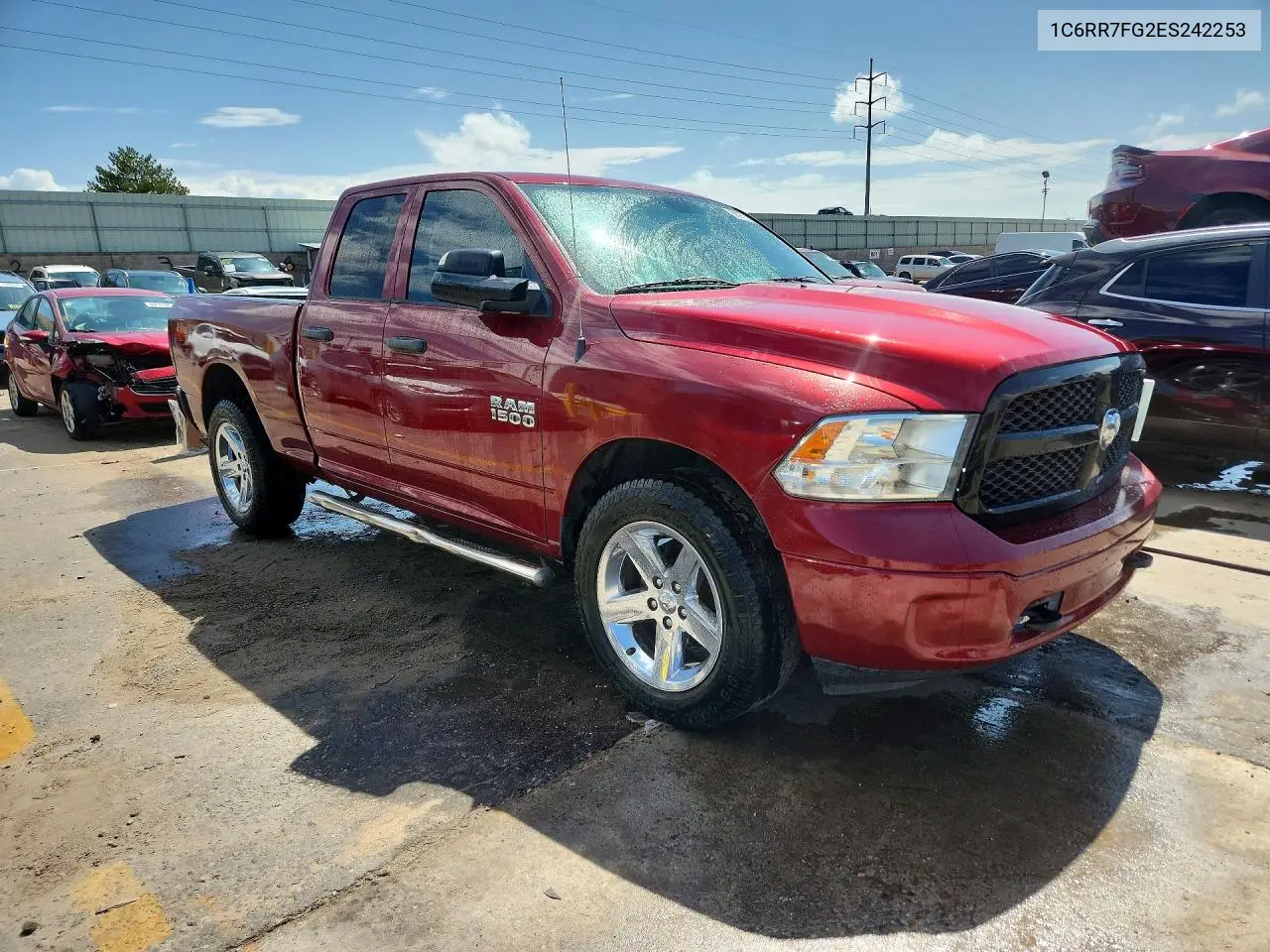 2014 RAM 1500 VIN 1C6RR7FG2ES242253 — фото 4